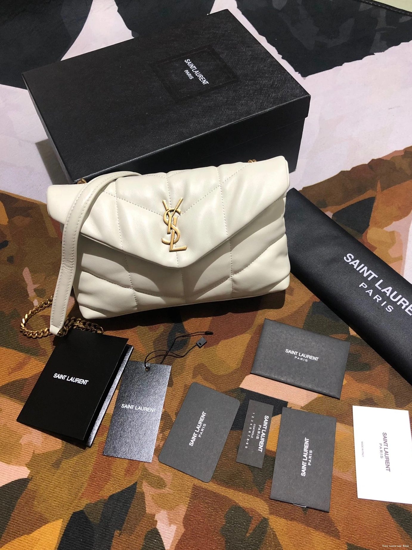 Tony Luxuries MINI YSL PUFFER CHAIN SMALL BAG 0713